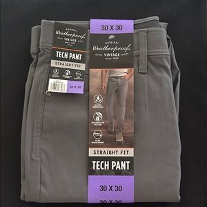 Weatherproof Men's Gray Tech Pants